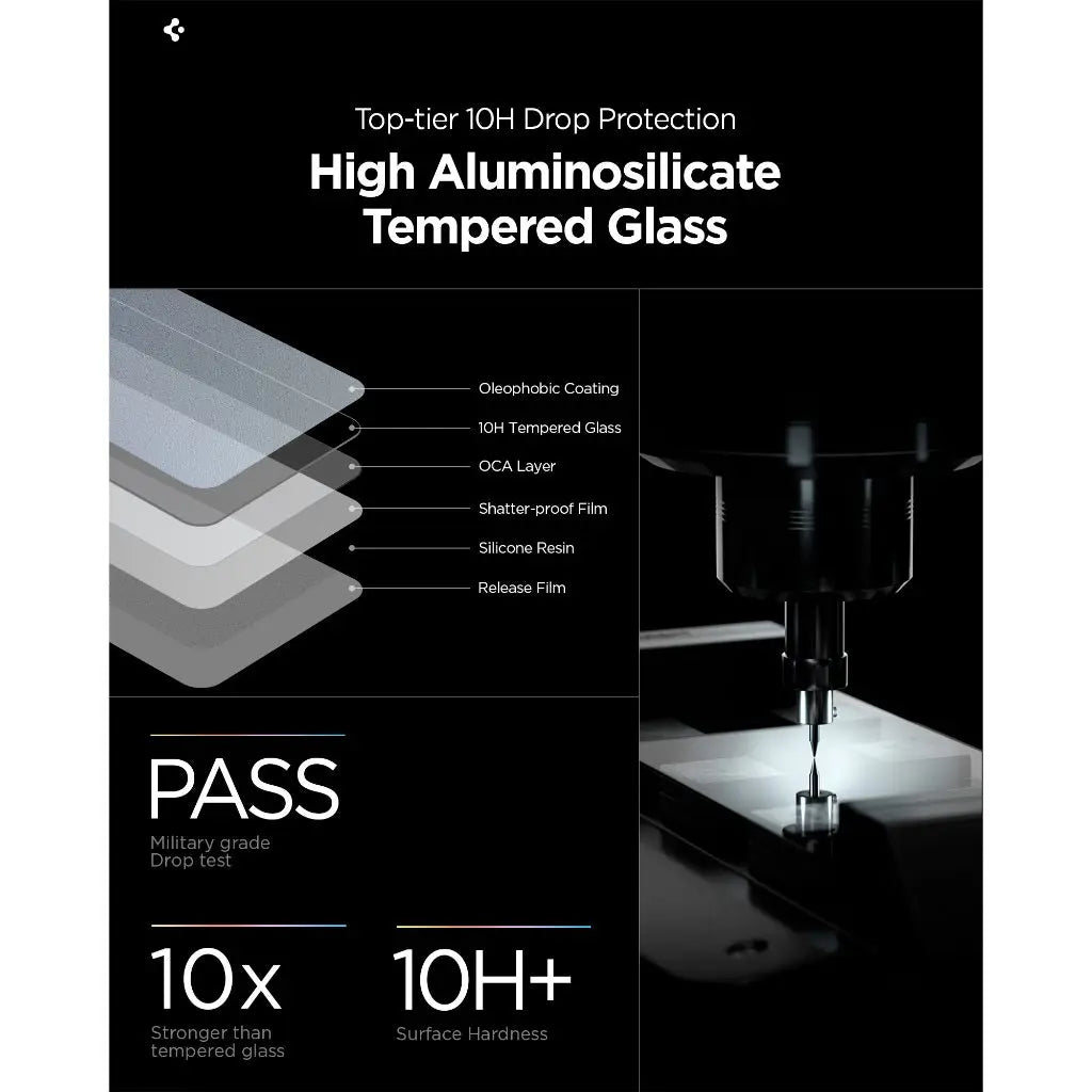 [2 Pack] Spigen Samsung S26 Privacy Screen Protector 6.3" EZ Fit Pro HD Galaxy S26 Tempered Glass