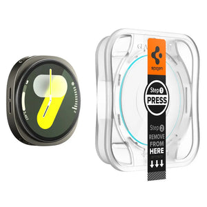 [2 Pack] Spigen Samsung Watch 8 (40mm) Tempered Glass EZ FIT GLAS.tR Galaxy Watch 8 (40mm) Samsung Screen Protector
