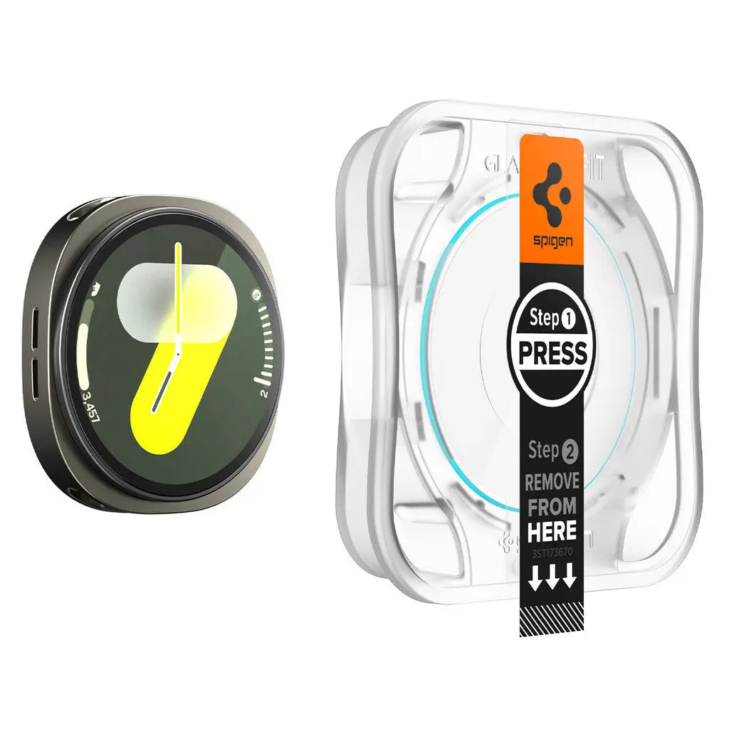 [2 Pack] Spigen Samsung Watch 8 (40mm) Tempered Glass EZ FIT GLAS.tR Galaxy Watch 8 (40mm) Samsung Screen Protector