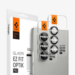 [2 Pack] Spigen Samsung Z Fold 7 Optik Pro HD Lens Protector Glas.tR EZ Fit Tempered Glass Galaxy Z Fold 7 Camera Lens