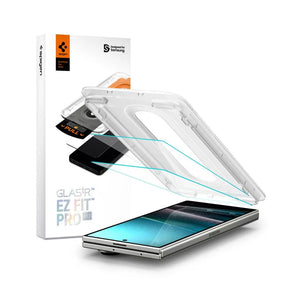[2 Pack] Spigen Samsung Z Fold 7 Tempered Glass Glas.tR EZ Fit Pro HD Galaxy Z Fold 7 Screen Protector With 9H Hardness