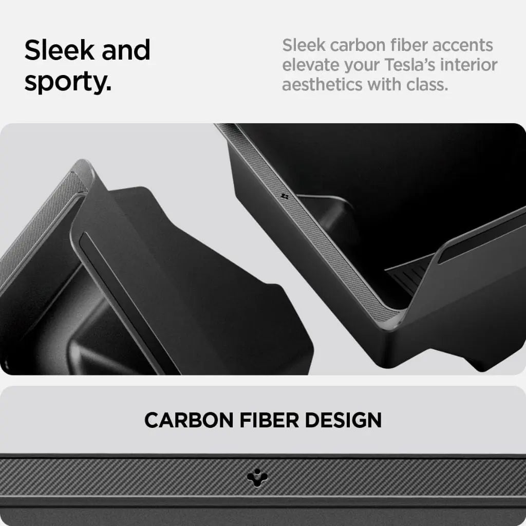 [2 Pack] Spigen Tesla Model 3 Highland (2026/2025/2024) Trunk Organizer Storage Bins TO228H