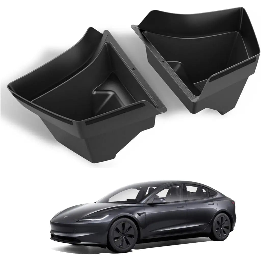 [2 Pack] Spigen Tesla Model 3 Highland (2026/2025/2024) Trunk Organizer Storage Bins TO228H