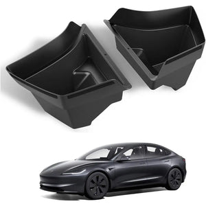 [2 Pack] Spigen Tesla Model 3 Highland (2026/2025/2024) Trunk Organizer Storage Bins TO228H