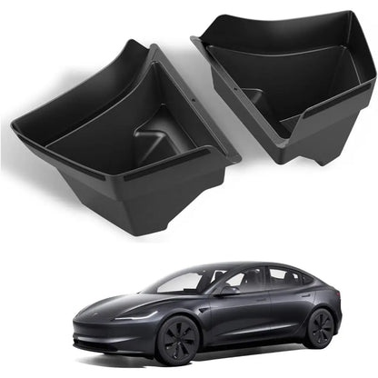 [2 Pack] Spigen Tesla Model 3 Highland (2026/2025/2024) Trunk Organizer Storage Bins TO228H