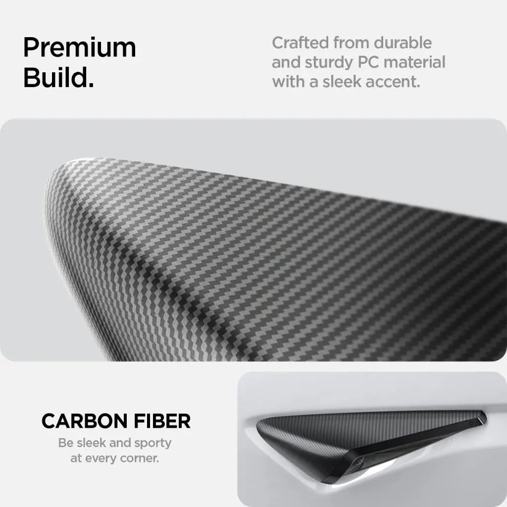 [2 Pack] Spigen Tesla Model Y 2025 Refresh (Juniper) & Model 3 2025/2024 Refresh (Highland) Side Camera Protection Cover