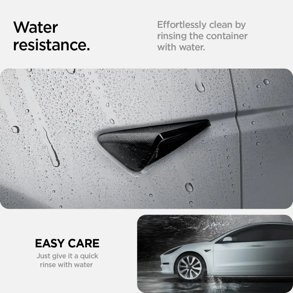 [2 Pack] Spigen Tesla Model Y 2025 Refresh (Juniper) & Model 3 2025/2024 Refresh (Highland) Side Camera Protection Cover