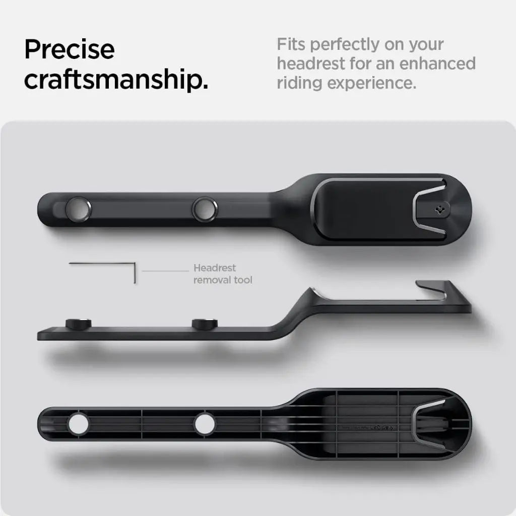 [2 Pack] Spigen Tesla Model Y (2020 - 2025) Backseat Seatbelt Guide Holder Tesla Accessories TO250