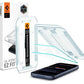 [2 Pack] Spigen iPhone 17 Pro Max/17 Pro/17/17 Air/16 Pro Max/16 Pro/16 Plus/16/iPhone 15 Pro Max/15 Pro/15/14/13/12 Glas.tR EZ Fit Screen Protector