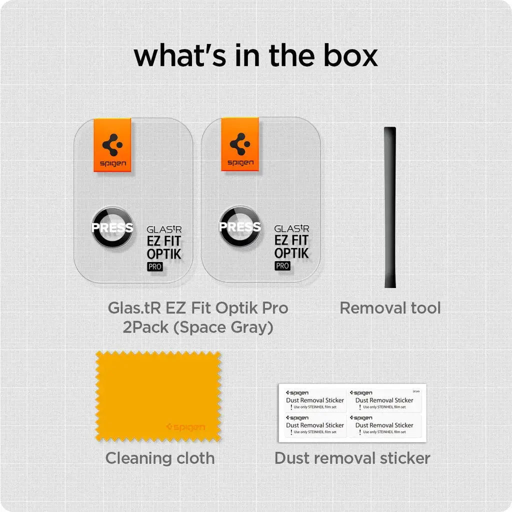 [2 Pack] Spigen iPad Air 11" / iPad Air 13" (2024) Camera Lens Protector Camera Protector Lens Protector