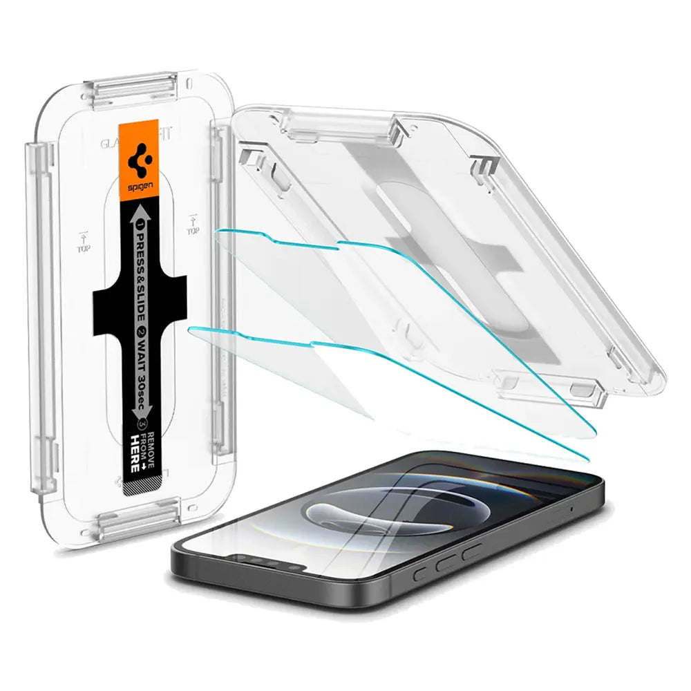 [2 Pack] iPhone 16e (2025) / 14 / 13 Pro / 13 screen protector EZ fit