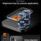 [2 Pack] iPhone 17 / 16 Plus / iPhone 16 Camera Lens Protector EZ Fit Optik Pro