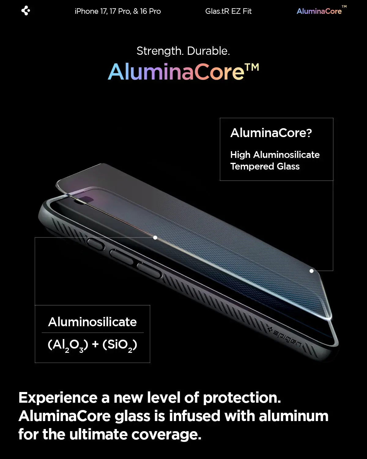 [2 Pack] iPhone 17 Pro / iPhone 16 Pro Tempered Glass EZ Fit