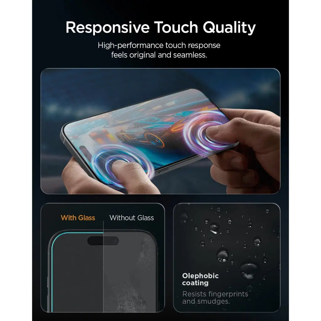 [2 Pack] iPhone 18 Pro Max / 17 Pro Max Anti-Reflection Screen Protector AlignMaster S