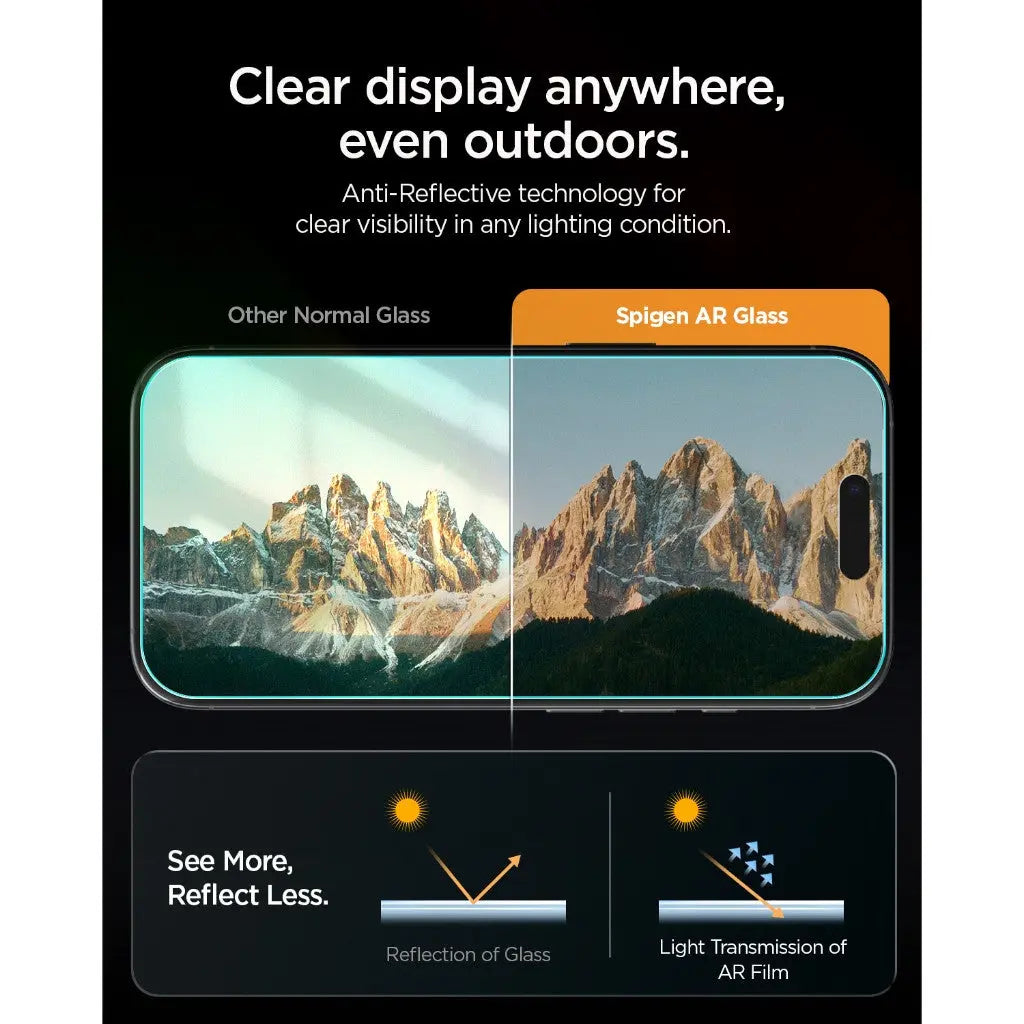 [2 Pack] iPhone 18 Pro Max / 17 Pro Max Anti-Reflection Screen Protector AlignMaster S