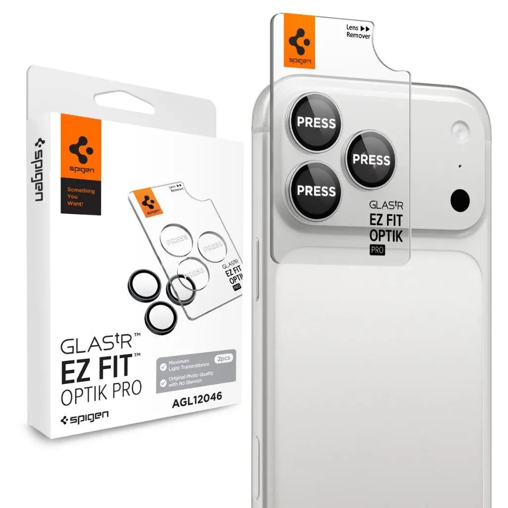 [2 Pack] iPhone 18 Pro Max / 18 Pro Camera Lens Protector EZ Fit Optik Pro