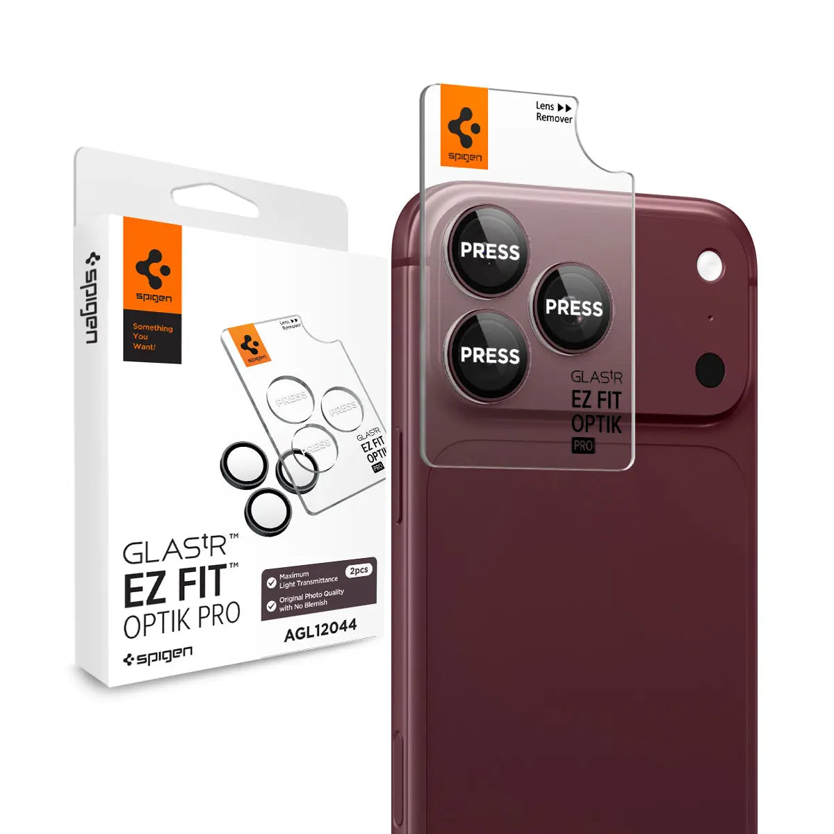 [2 Pack] iPhone 18 Pro Max / 18 Pro Camera Lens Protector EZ Fit Optik Pro