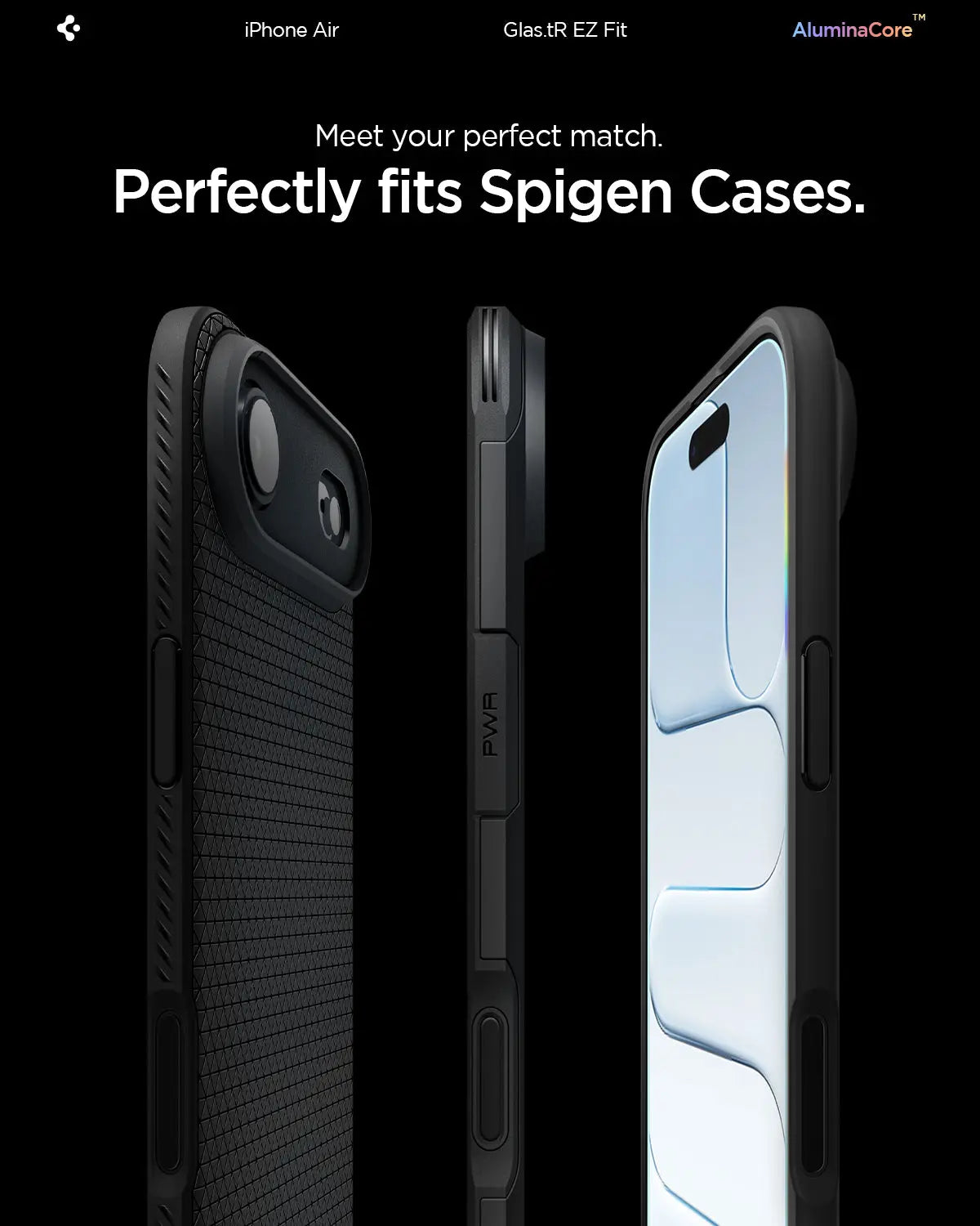 [2 Pack] iPhone Air Tempered Glass Glas.tR EZ Fit