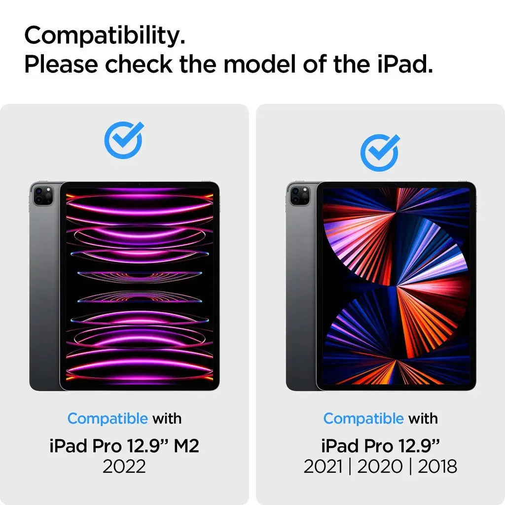 iPad Pro 12.9" (2022 / 2021 / 2020 / 2018) Screen Protector GLAS.tR Slim - Spigen Singapore