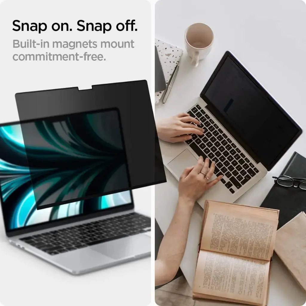 MacBook Air 13.6" (2025 / 2024 / 2022) Privacy Screen Protector - Spigen Singapore