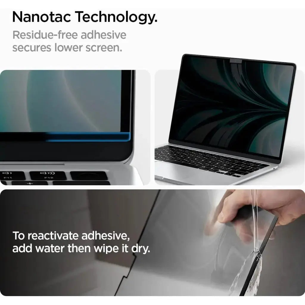 MacBook Air 13.6" (2025 / 2024 / 2022) Privacy Screen Protector - Spigen Singapore