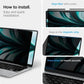 MacBook Air 13.6" (2025 / 2024 / 2022) Privacy Screen Protector - Spigen Singapore