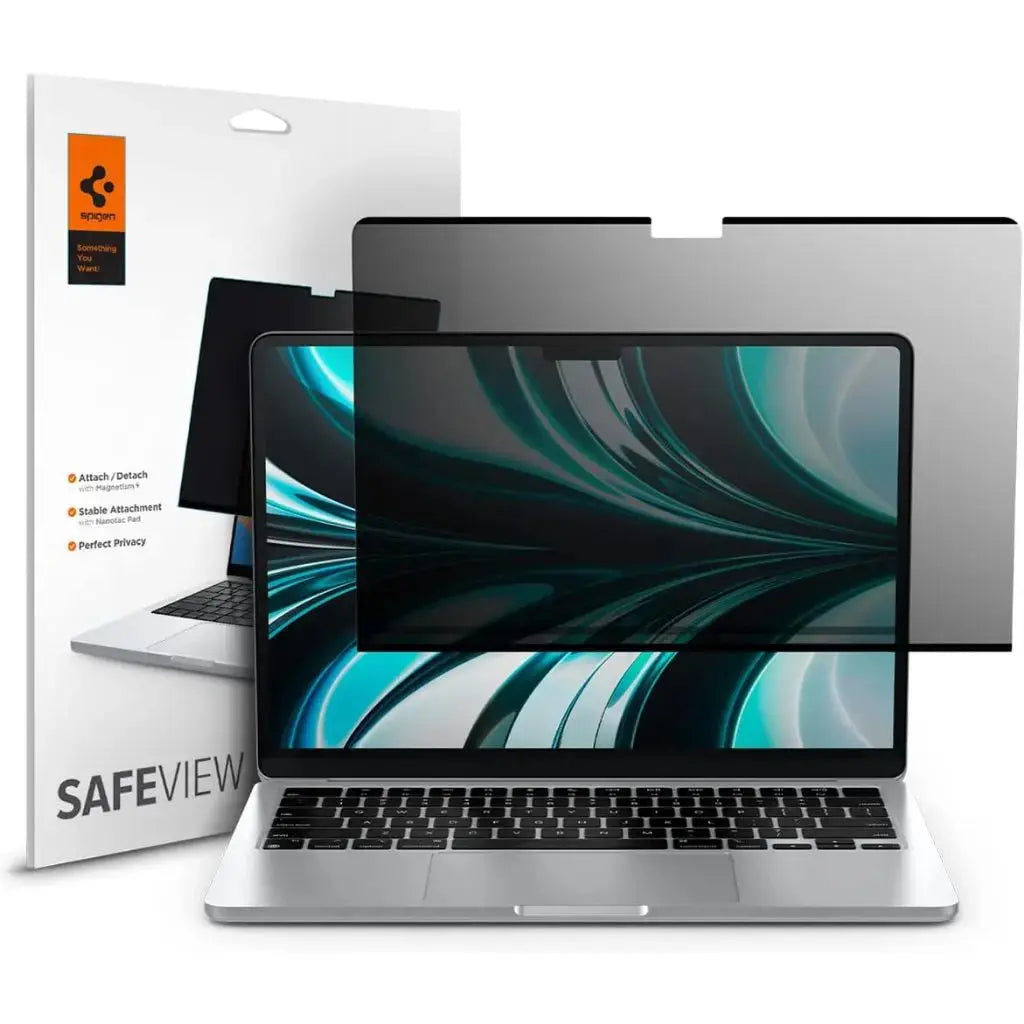 MacBook Air 13.6" (2025 / 2024 / 2022) Privacy Screen Protector - Spigen Singapore