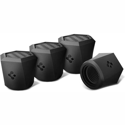 [4 Pack] Spigen Universal Magnetic Car Tire Valve Cap Car Accessories Valve Cap For Tire VS100