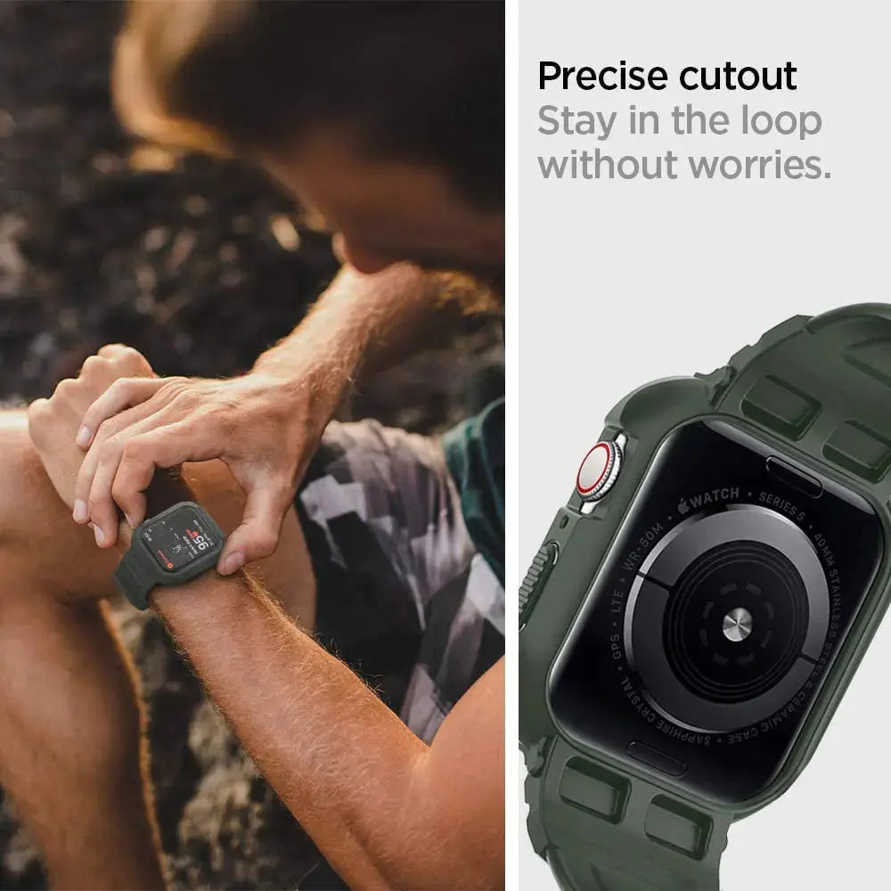 Apple Watch Case Series (41mm / 40mm) Rugged Armor Pro - Spigen Singapore