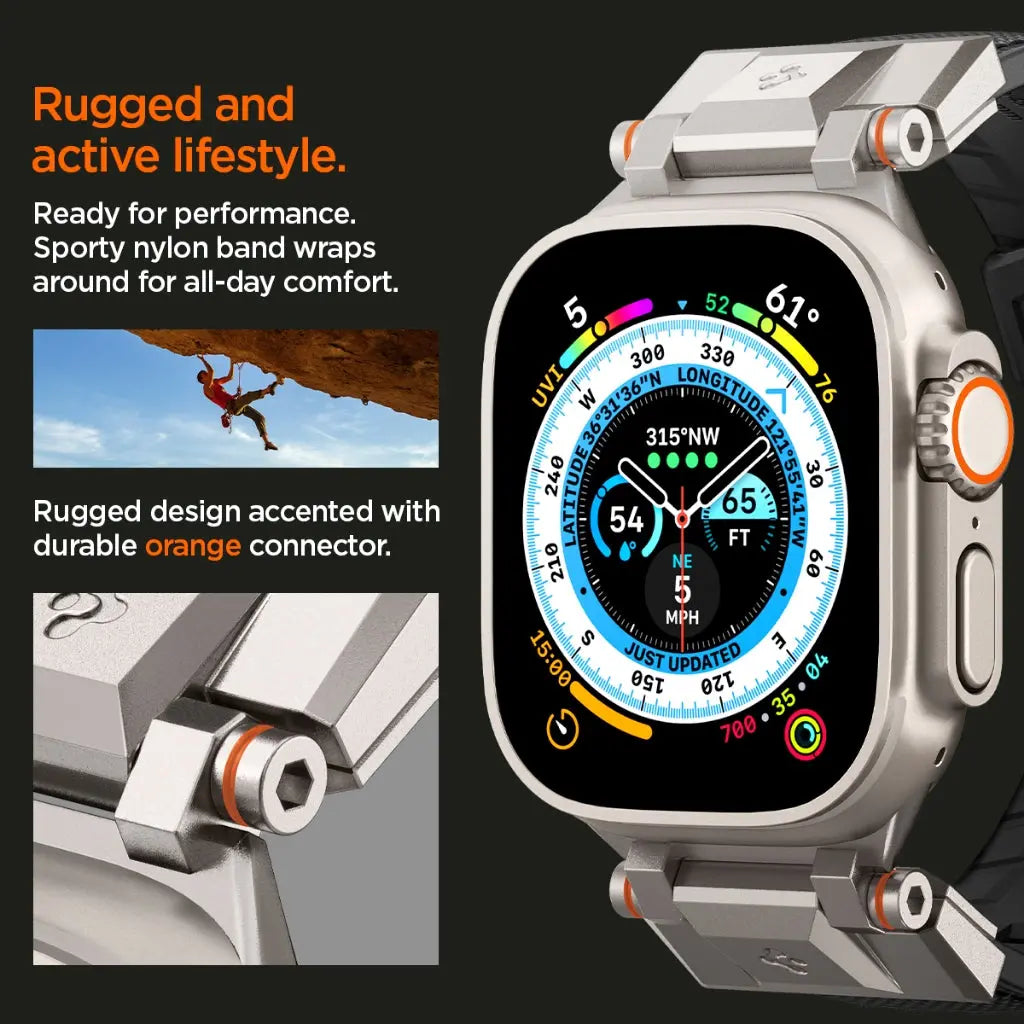 Spigen Apple Watch Strap Series (49mm / 45mm/44mm/42mm) Watch Band DuraPro Armor