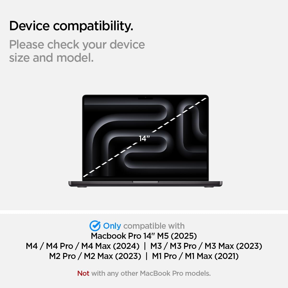 MacBook Pro 14 inch (2025 / 2024 / 2023 / 2021) Privacy Screen Protector