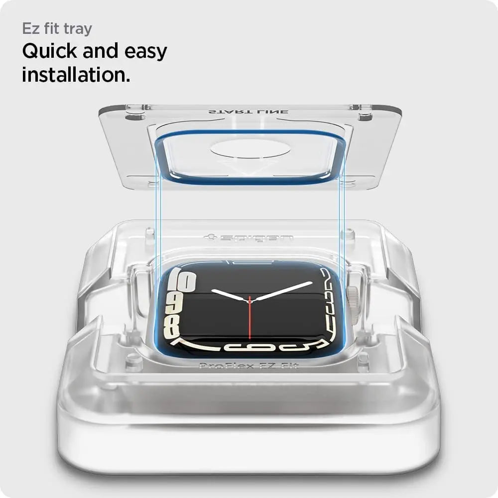 [2 Pack] Apple Watch Screen Protector Series 9 / 8 / 7 (45mm) ProFlex EZ Fit