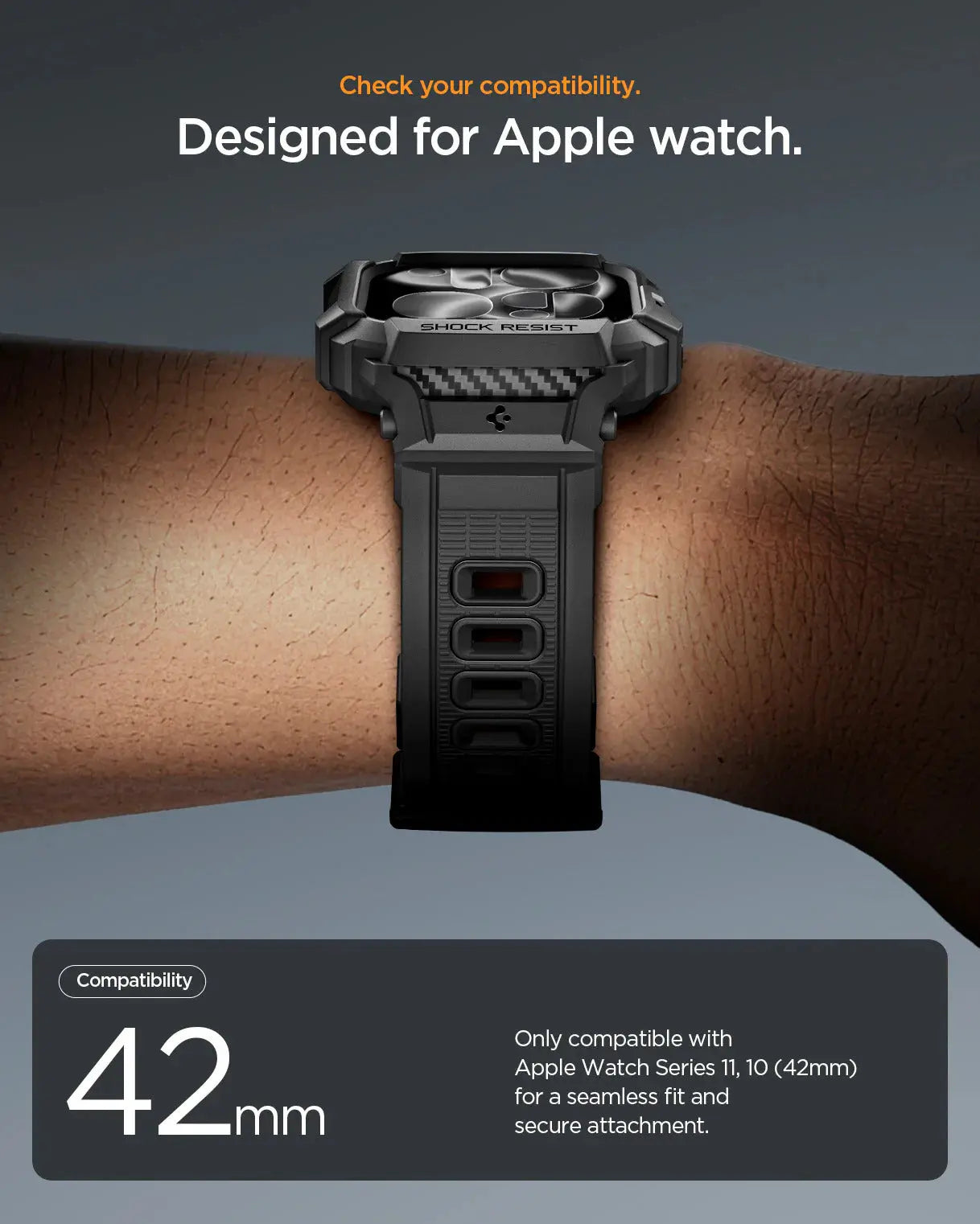 Apple Watch Case Series 11 / 10 (42mm) Rugged Armor Pro 2