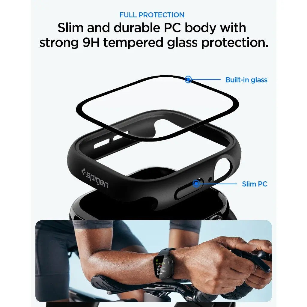 Apple Watch Case Series 11/10 (42mm) Thin Fit 360 with Tempered Glass