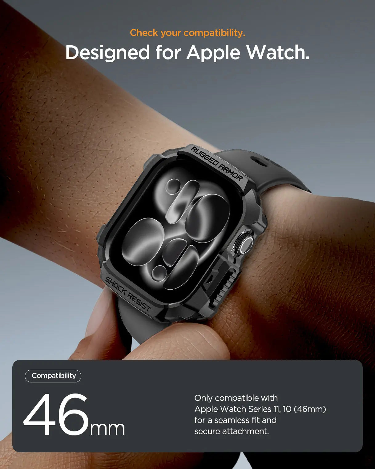 Apple Watch Case Series 11 / 10 (46mm) Rugged Armor 2