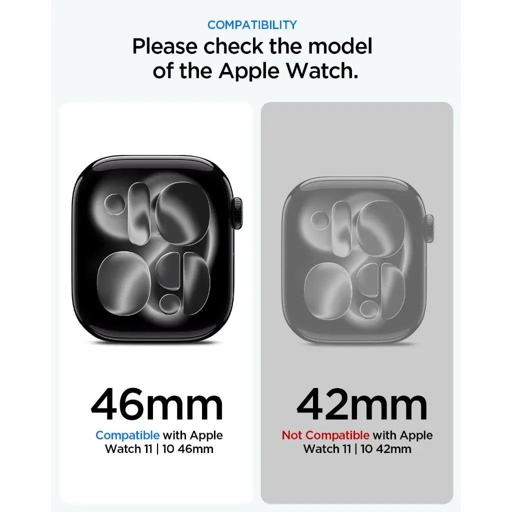 Apple Watch Case Series 11/10 (46mm) Thin Fit 360 with Tempered Glass