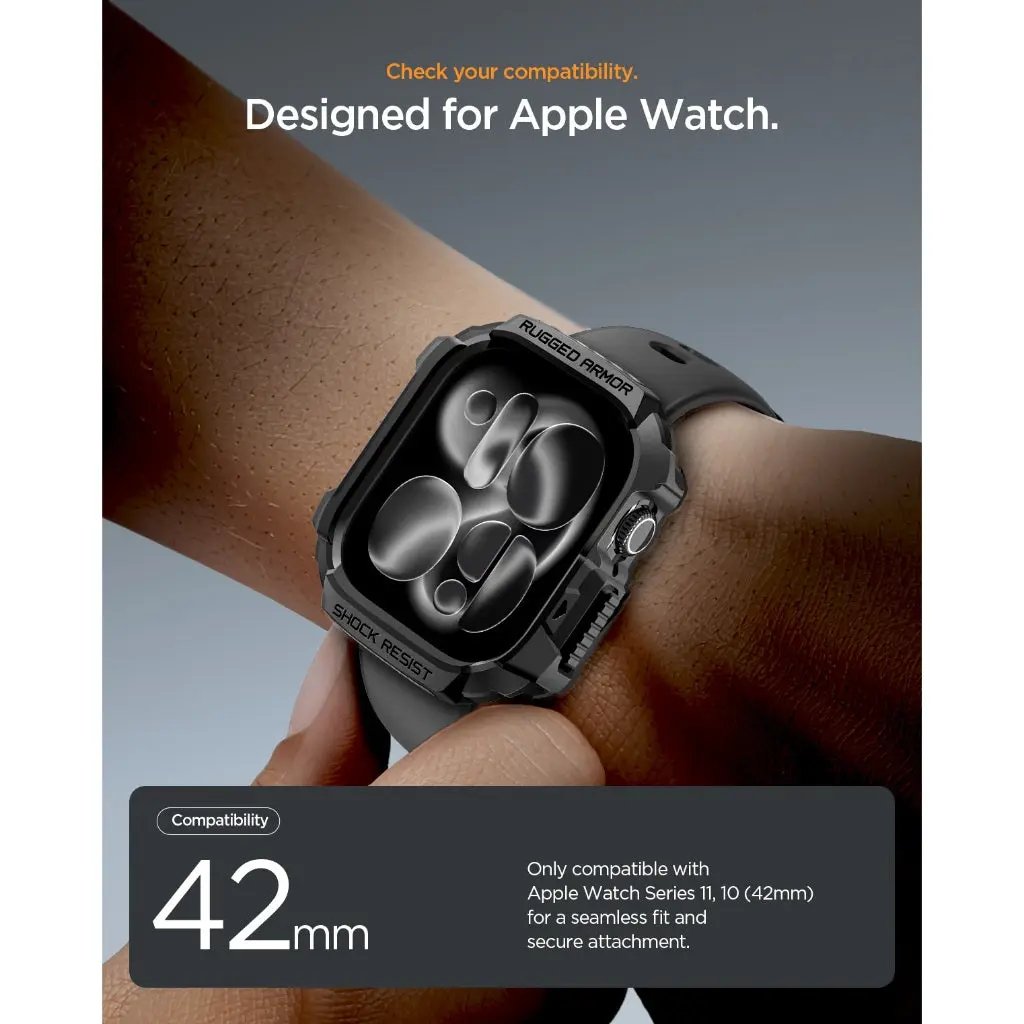 Apple Watch Case Series 11 (42mm) Rugged Armor 2