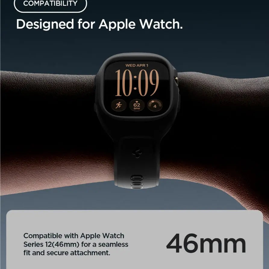 Apple Watch Series 12 Case (46mm) Liquid Air Pro With Watch Band