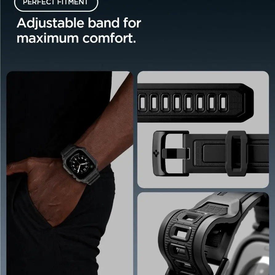 Apple Watch Series 12 Case (46mm) Rugged Armor Pro with Strap