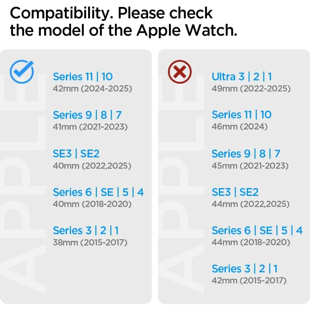 Apple Watch Strap Series (42mm/41mm/40mm/38mm) Lite Fit
