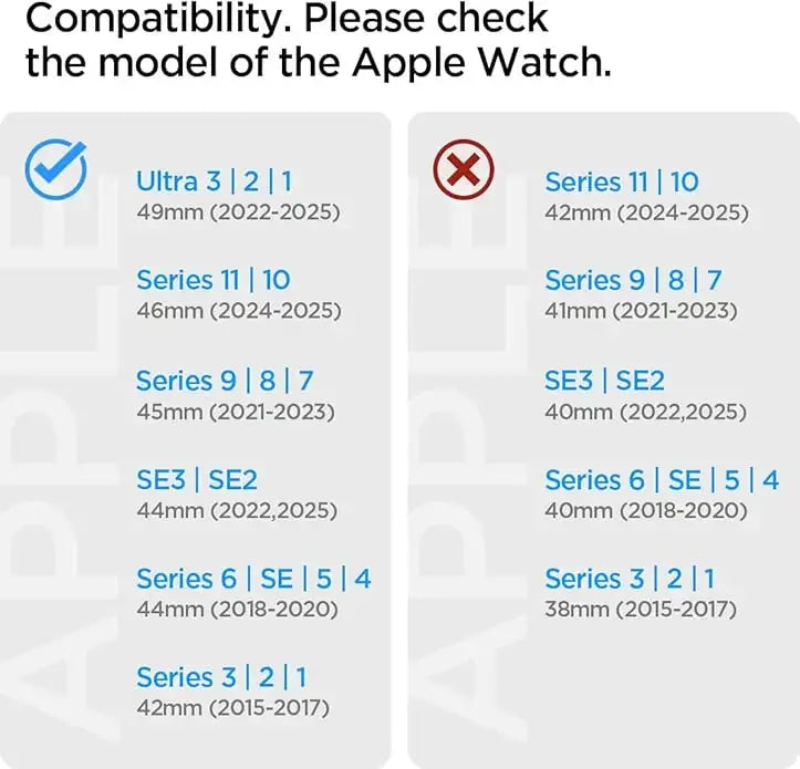 Apple Watch Strap Series (49mm / 46mm / 45mm / 44mm / 42mm) DuraPro Flex Ultra
