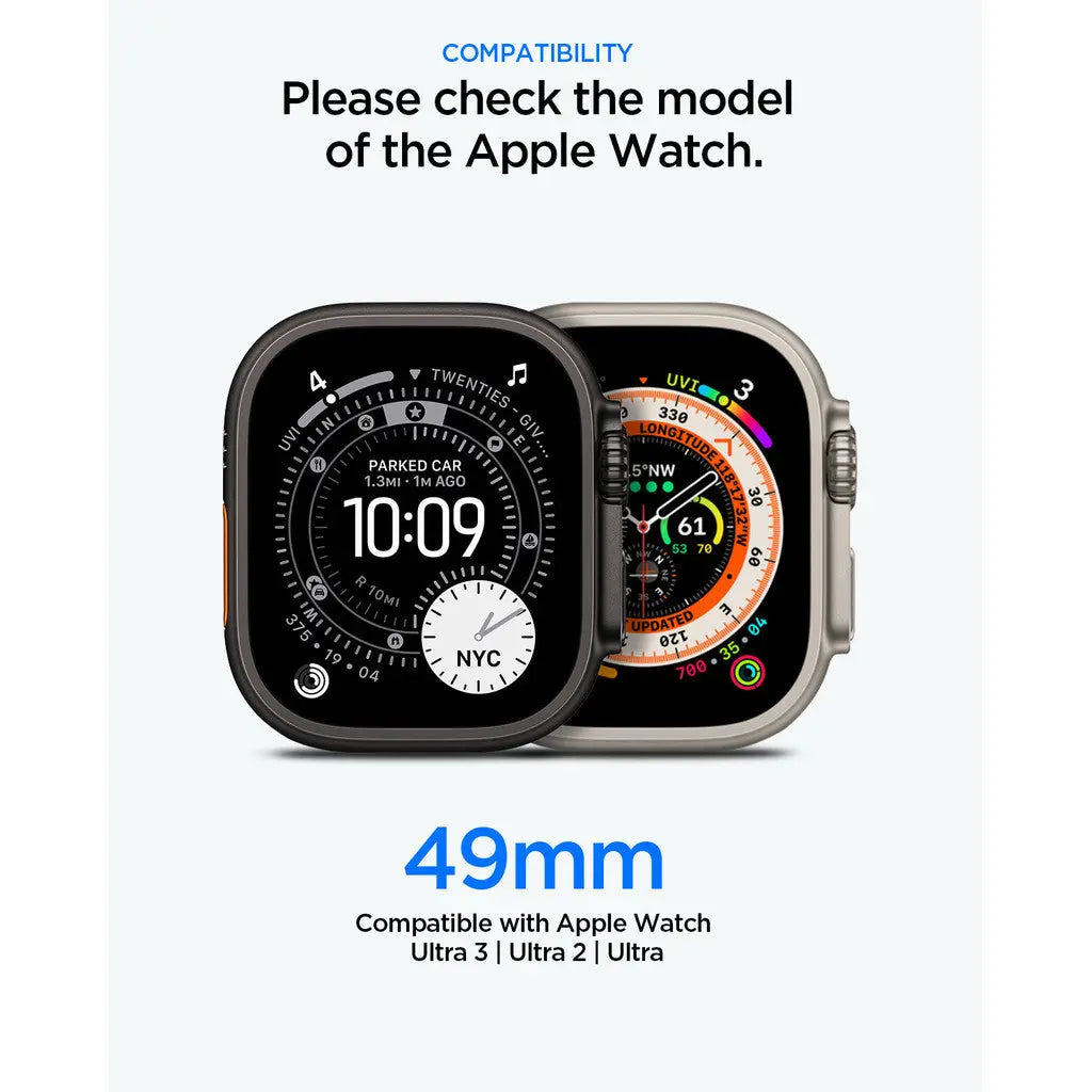 Apple Watch Ultra 3 / 2 / 1 (49mm) Case Rugged Armor + Screen Protector