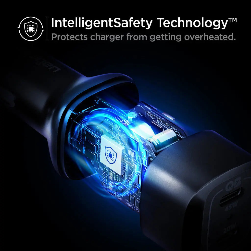 ArcStation™ Dual Port USB C Car Charger (PD 3.0 45W + 20W)