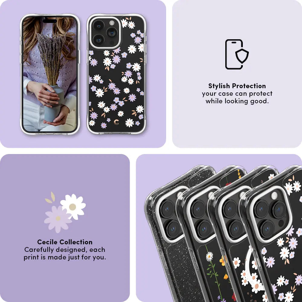 CYRILL Cecile iPhone 15 Pro Case Dream Daisy
