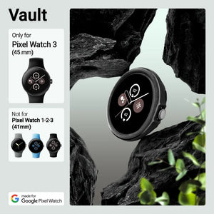 Caseology Google Pixel Watch 3 (45mm) Case Vault Google Pixel Casing Drop Protection Spigen Sub Brand Google Pixel Cover