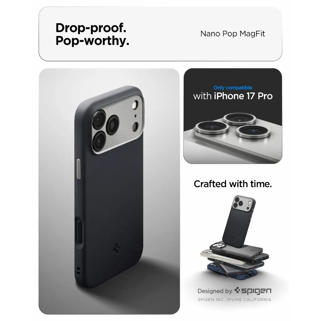 Caseology iPhone 17 Pro Case 6.3" Nano Pop MagFit Magnetic Phone Case Drop Protection iPhone 17 Pro Cover iPhone Cover