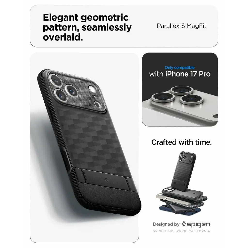 Caseology iPhone 17 Pro Case 6.3" Parallax S MagFit Magnetic Phone Case Drop Protection iPhone 17 Pro Cover iPhone Cover
