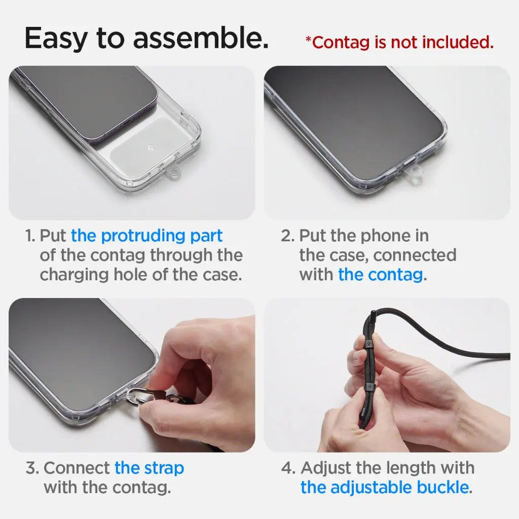 CrossBody Phone Strap with ConTag