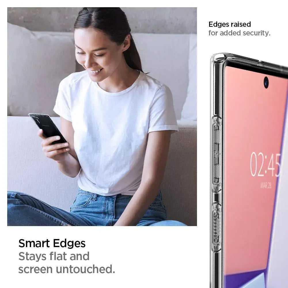 Note 10 Plus Case Liquid Crystal / Crystal Flex