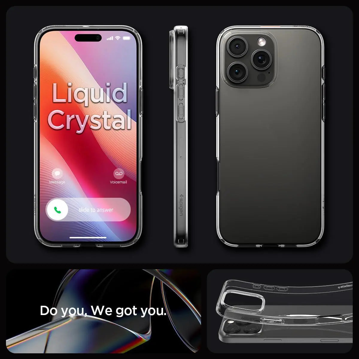 iPhone 16 Pro Max Case Liquid Crystal / Crystal Flex